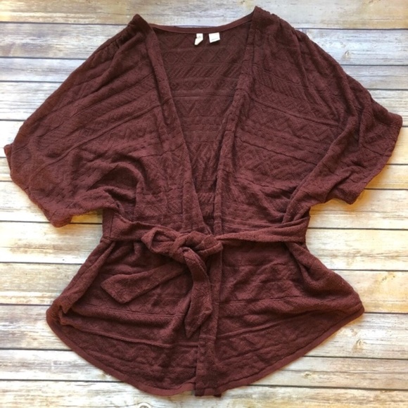 Anthropologie Sweaters - MOTH Anthropologie Rust Red Knit Sweater Size L